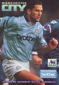 Manchester City v Manchester United 1992/93